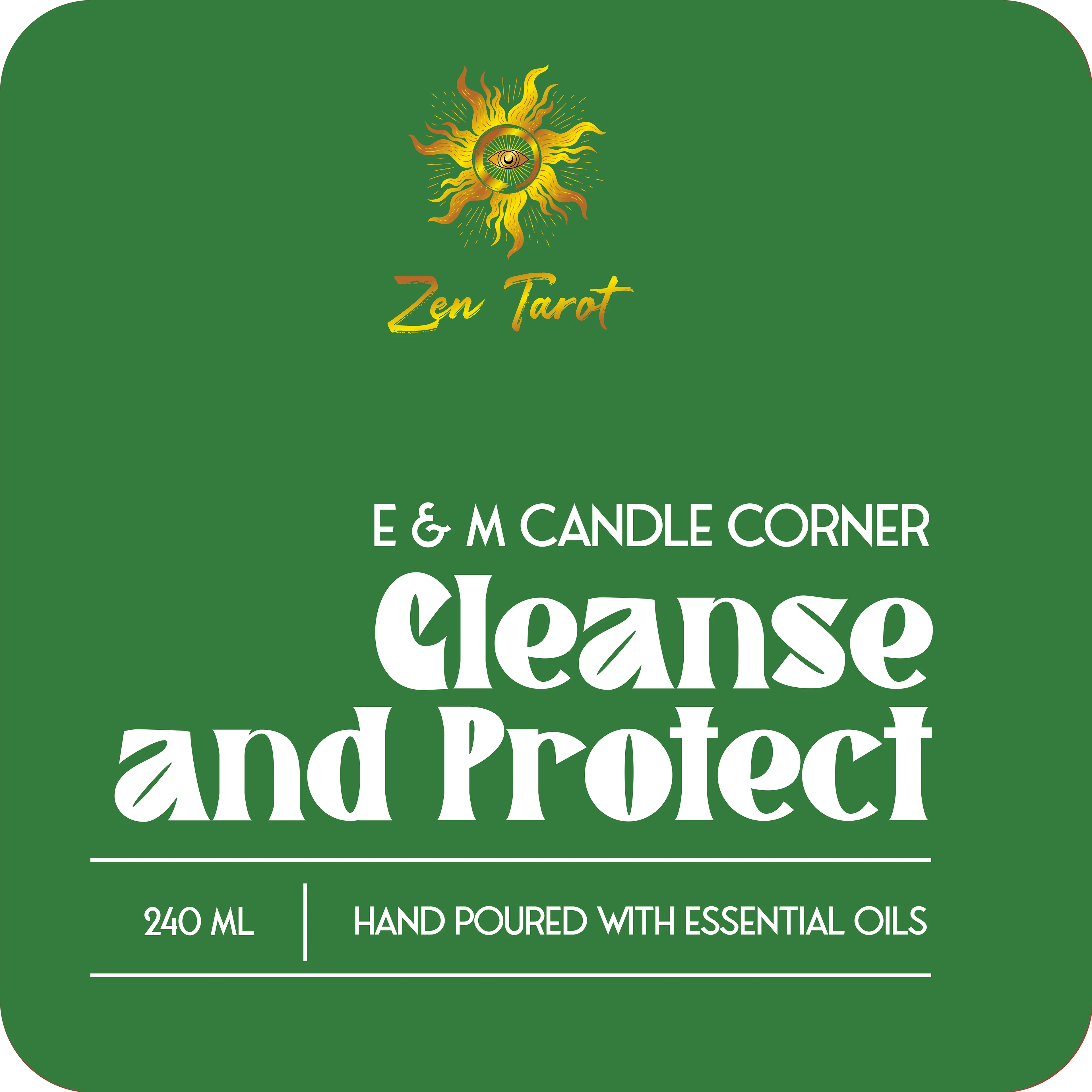 Zen Tarot Candle — 2.2